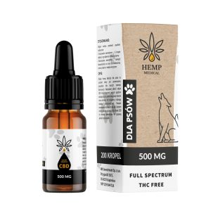 Olejek konopny dla psów