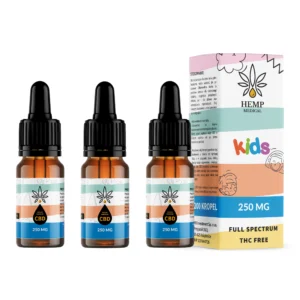 Zestaw 3x olejek konopny 2,5% 250 mg (3x10ml) TRZECI GRATIS | dla dzieci